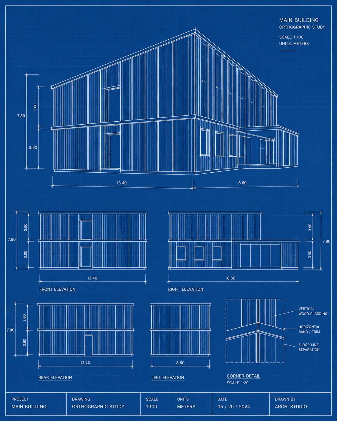Ukázka projektu Ilustrace — Budova